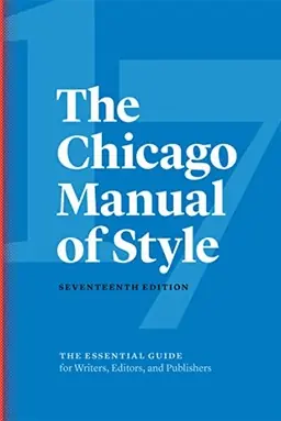The Chicago manual of style